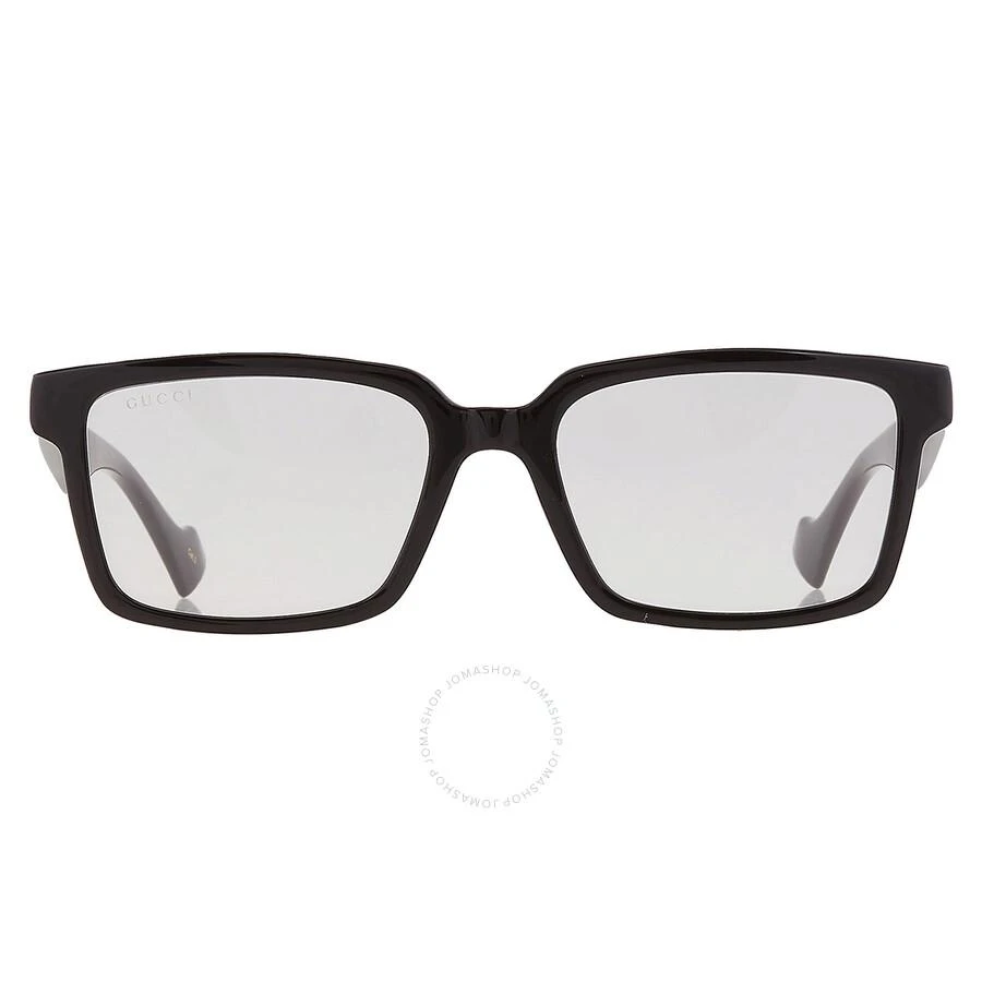 Gucci Grey Logo Clip-On Rectangular Men's Sunglasses GG1543S 001 54 1