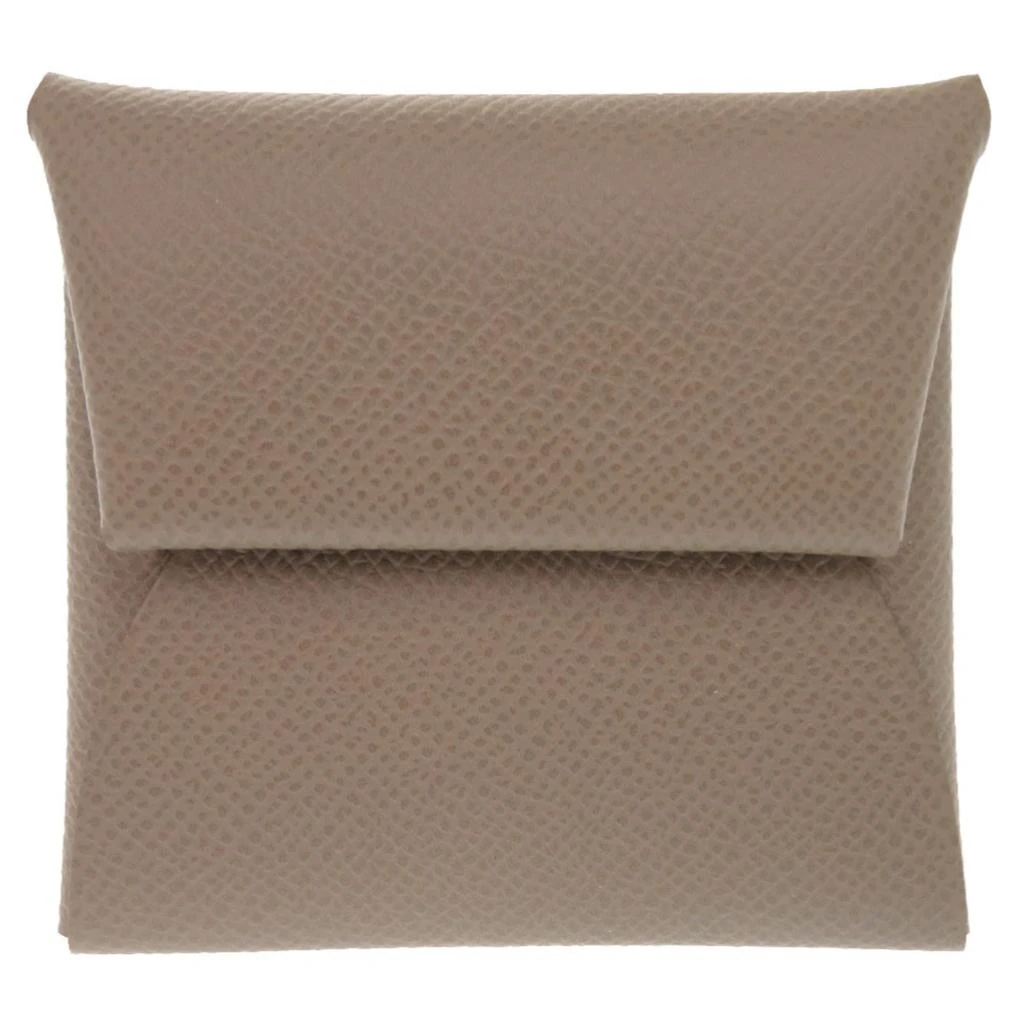 Hermes Etoupe Epsom Leather Coin Purse/Coin Case (Pre-Owned)