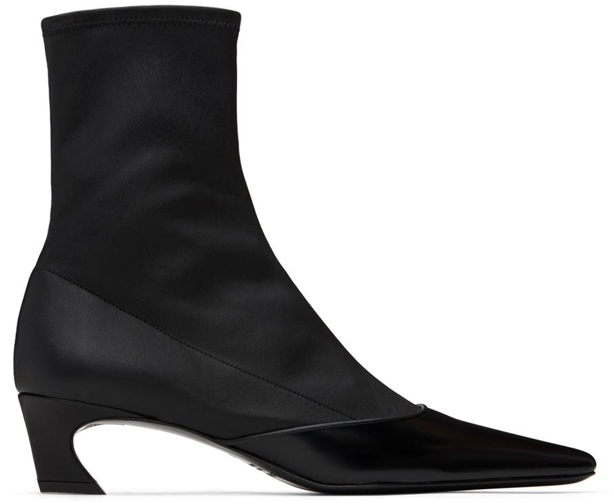 【送料&関税込】Acne Studios Heeled Ankle Boots Acne Studios Black Heeled Ankle Boots - Shoes - Compare
