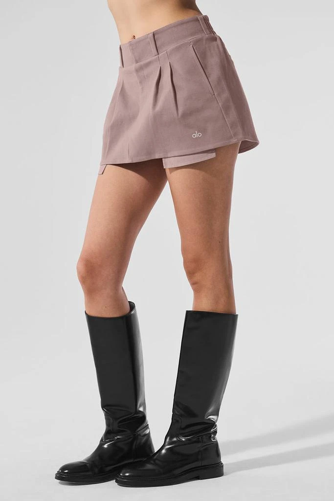 Alo Good Days Mini Skirt - Mushroom 4