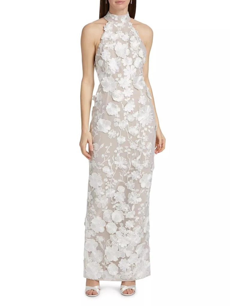 BRONX AND BANCO Jasmine Halterneck Gown 3