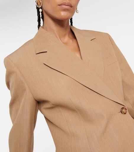 Burberry Single-breasted wool blazer 4