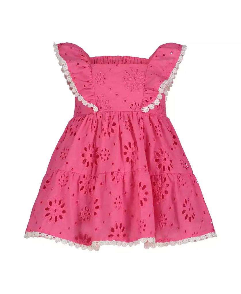 Blueberi Boulevard Baby Girls Daisy Trim Ruffled Sundress