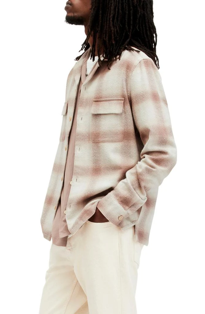 ALL SAINTS Knoll Plaid Shirt Jacket 6