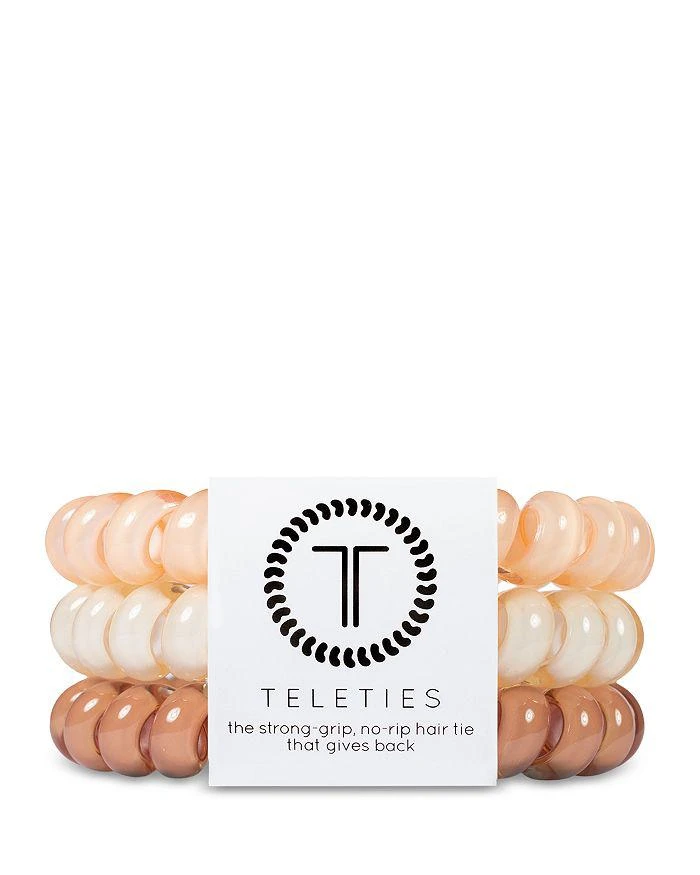 TELETIES Large Hair Ties, Pack of 3 1