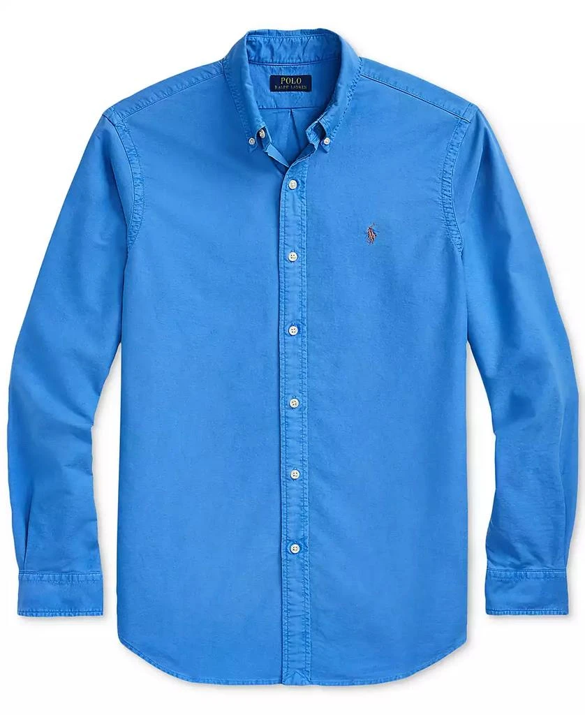 Ralph Lauren Men's Classic Fit Mineral-Dyed Oxford Shirt 5
