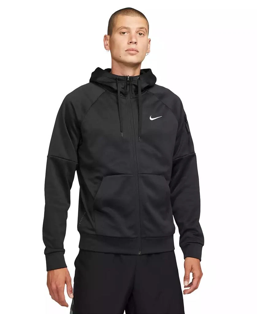 NIKE Men's Therma-FIT Full-Zip Logo Hoodie 1
