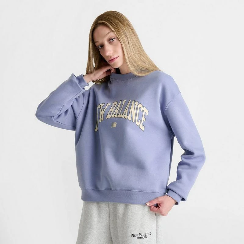 New Balance Women's New Balance Collegiate Crewneck Sweatshirt 3