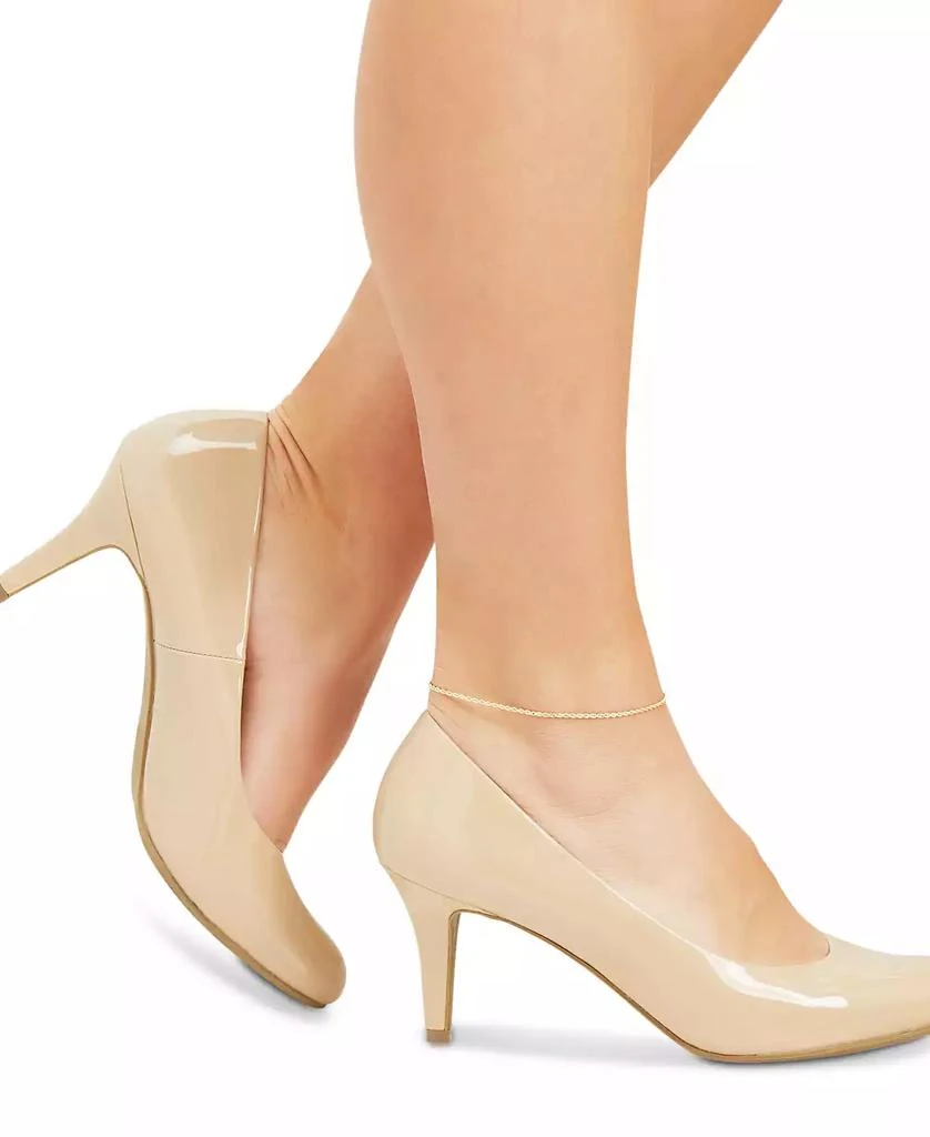 Macy's Glitter Rope Link Ankle Bracelet in 10k Gold 2