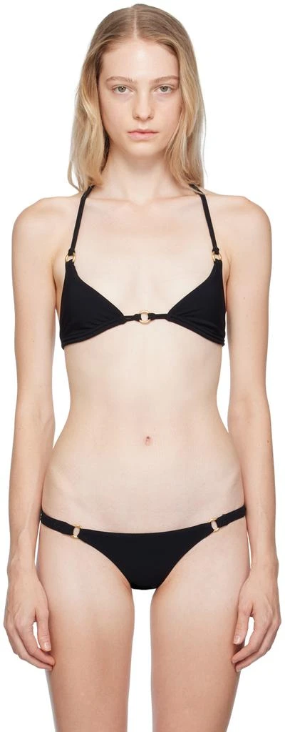 L'Agent by Agent Provocateur Black Malisa Bikini Top 1