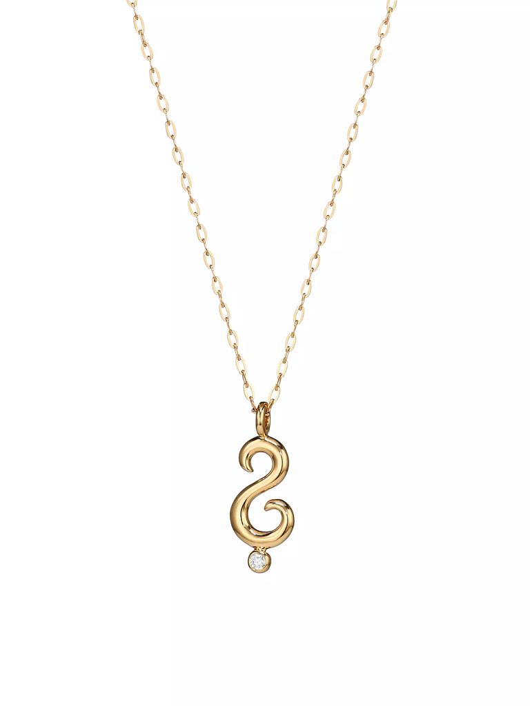 Tamara Comolli Why 18K Yellow Gold & Diamond Pendant Necklace