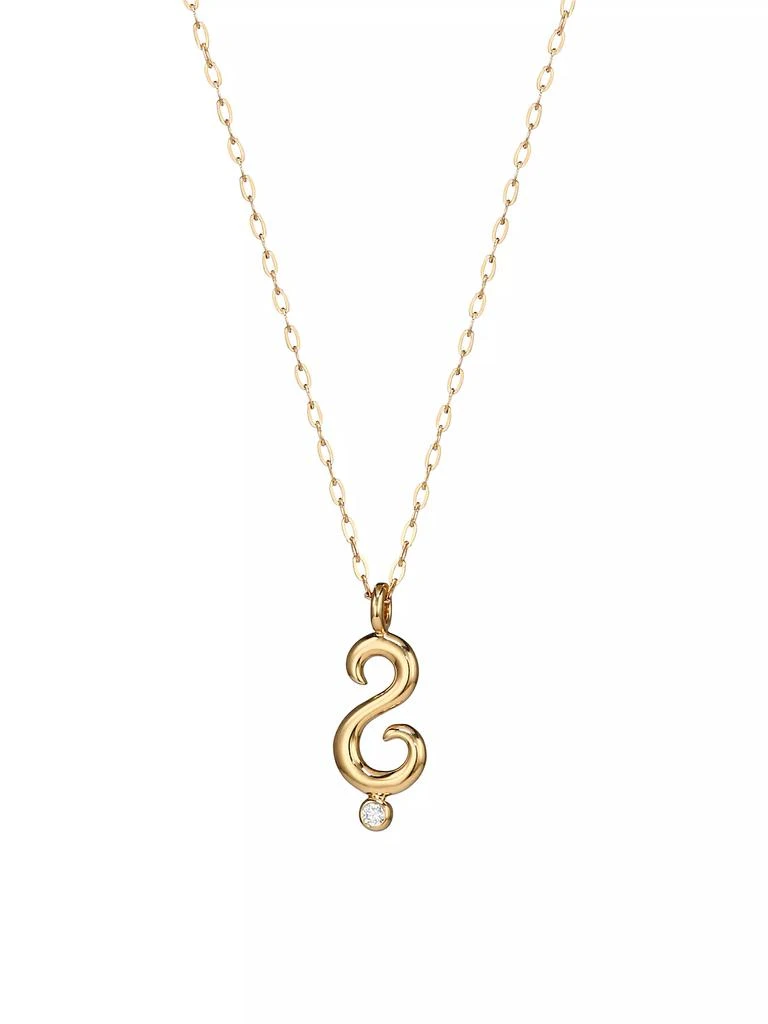 Tamara Comolli Why 18K Yellow Gold &amp; Diamond Pendant Necklace 1