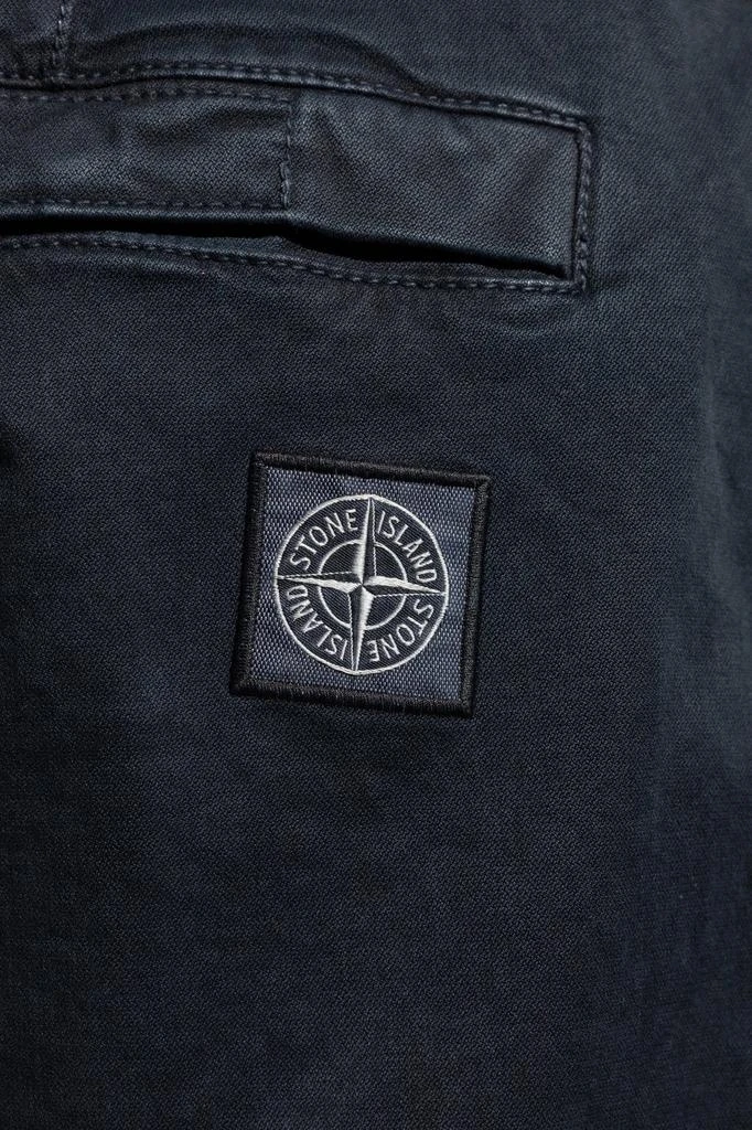 Stone Island Stone Island Compass Patch Straight-Leg Trousers 4