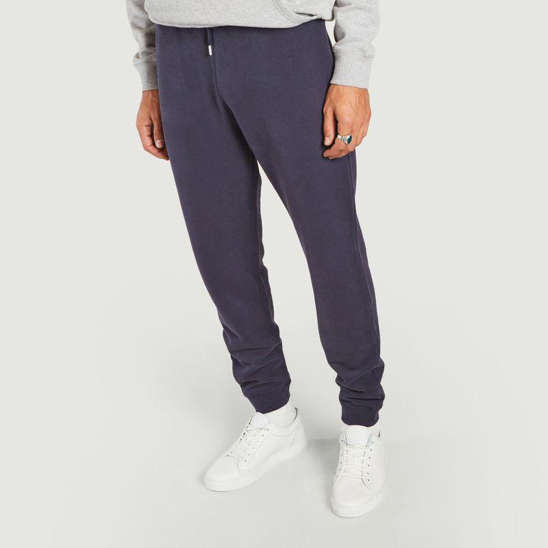 Sunspel Cotton jog pants Navy SUNSPEL