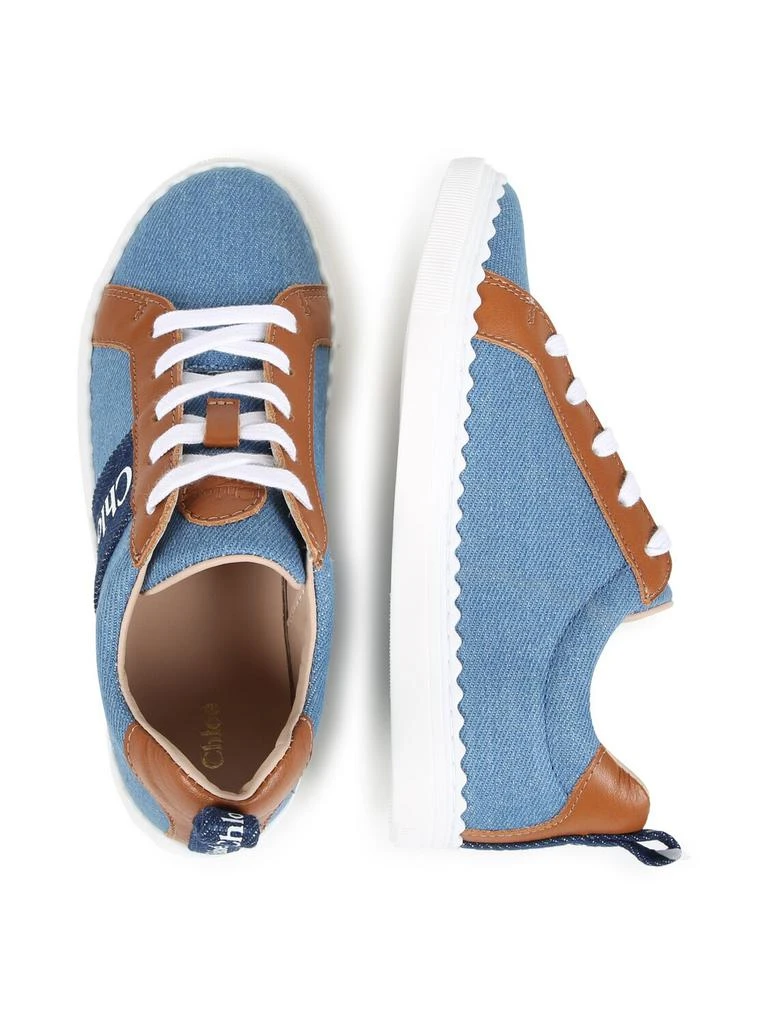 Chloé Cotton Denim Sneakers 2