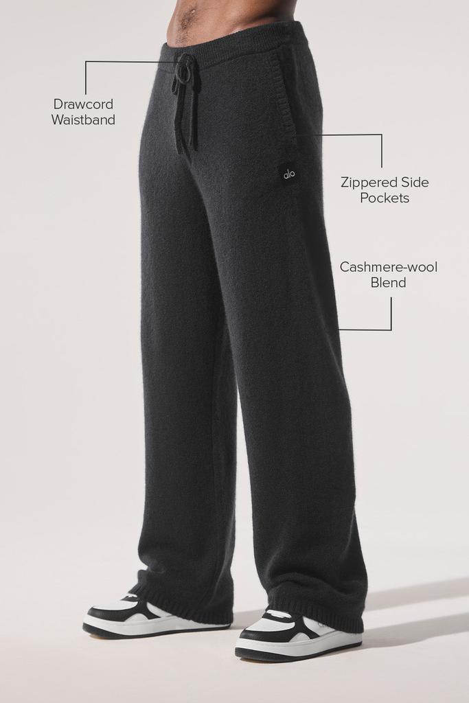Alo New Class Cashmere Sweatpant - Black