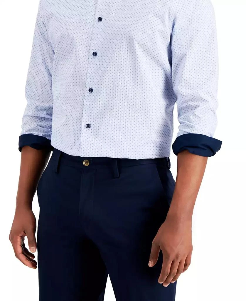 Club Room Men's Dot Stripe Shirt, Created for Macy's 2
