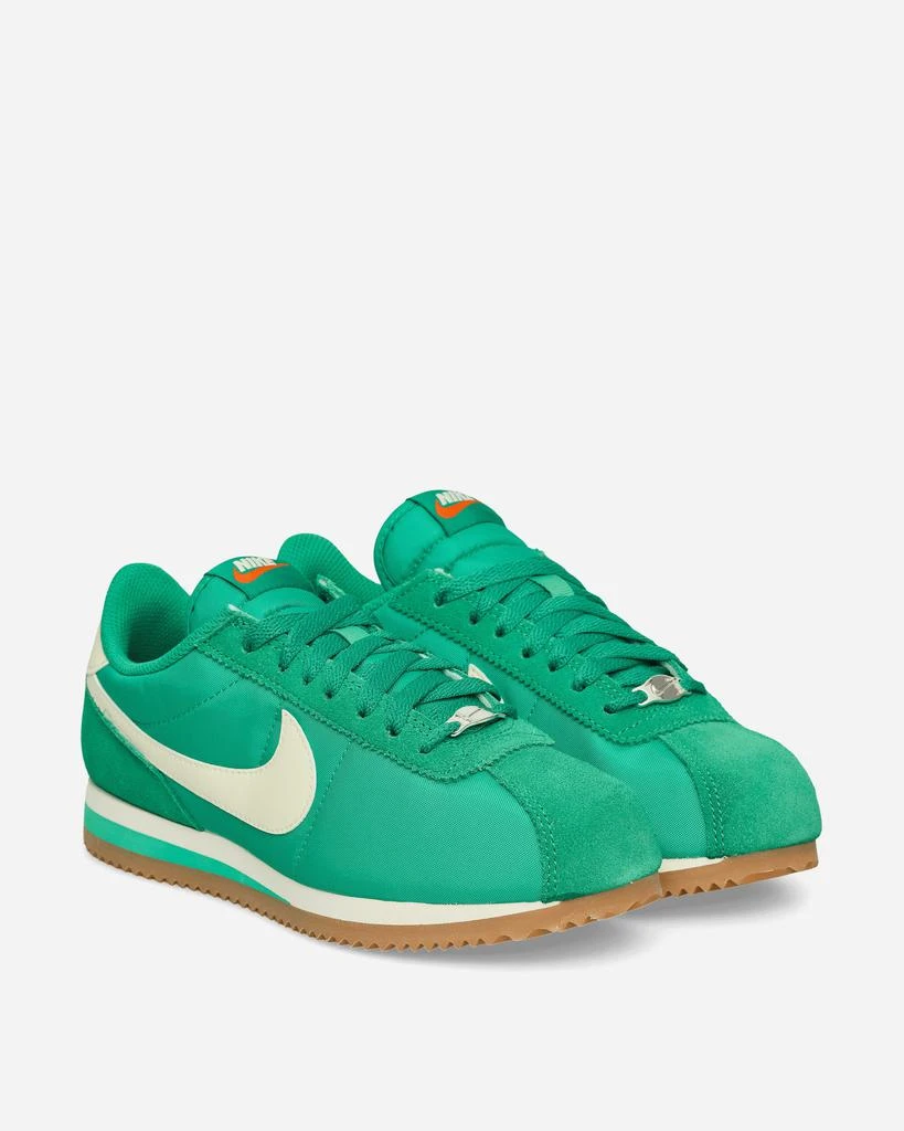 NIKE Women's Cortez Textile Sneakers Stadium Green / Coconut Milk 3