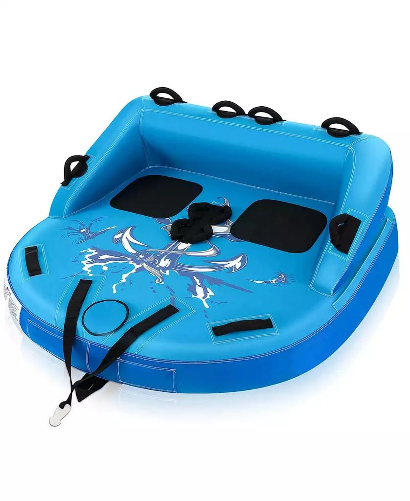 Mecale 2 Person Water Sport Inflatable Towable Tubes for Boating