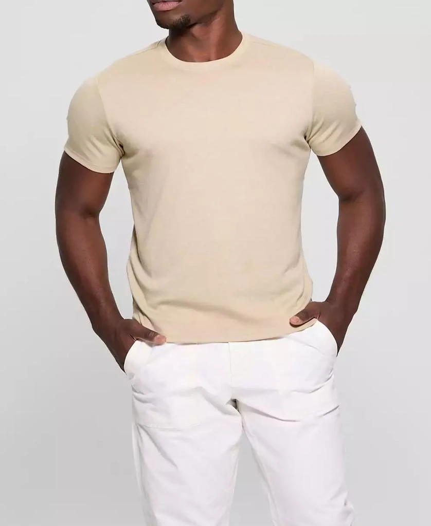 GUESS Men's Short Sleeve Solid Granada Crew Shirt 1