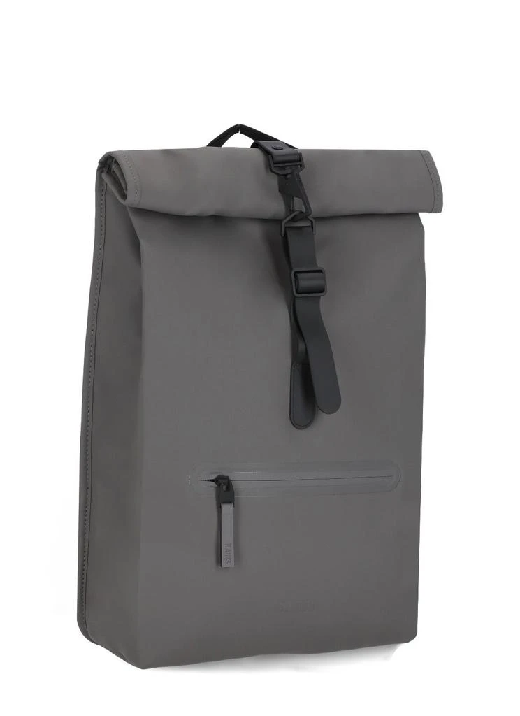 RAINS Rains Rolltop Rucksack Logo Detailed Backpack 2