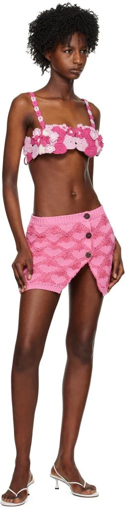 Marco Rambaldi Pink Sweetheart Neck Bra 4