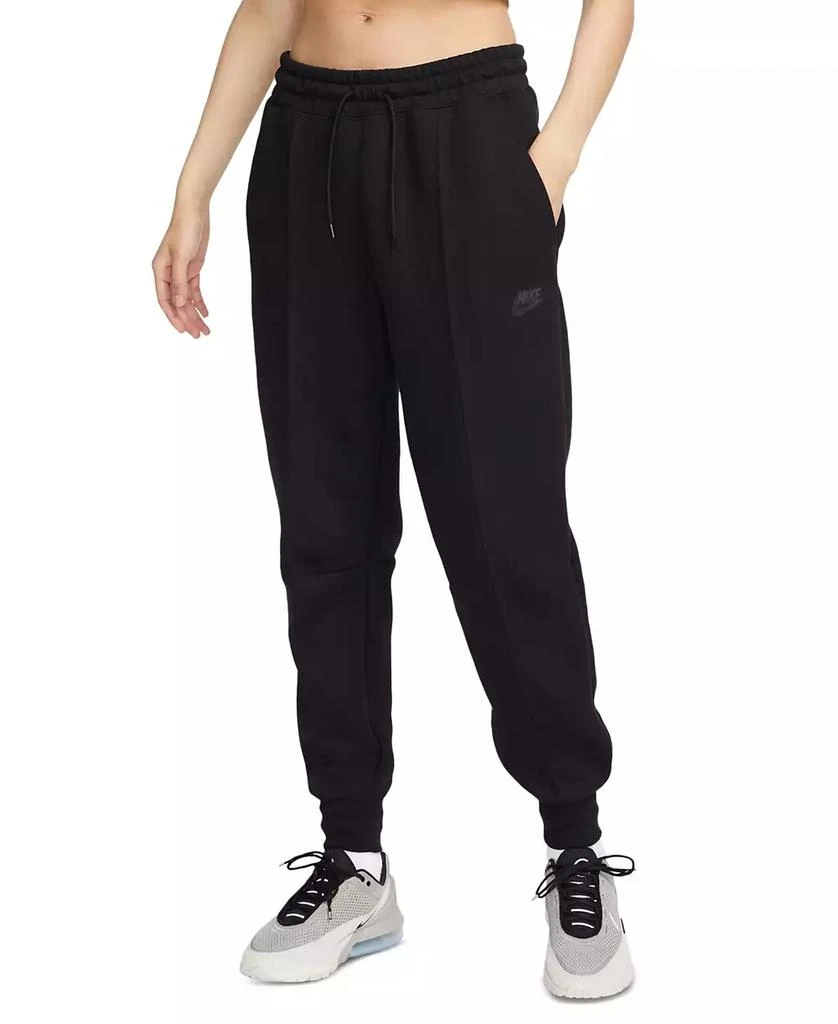 NIKE Women's Sportswear Tech Fleece Mid-Rise Jogger Pants 1