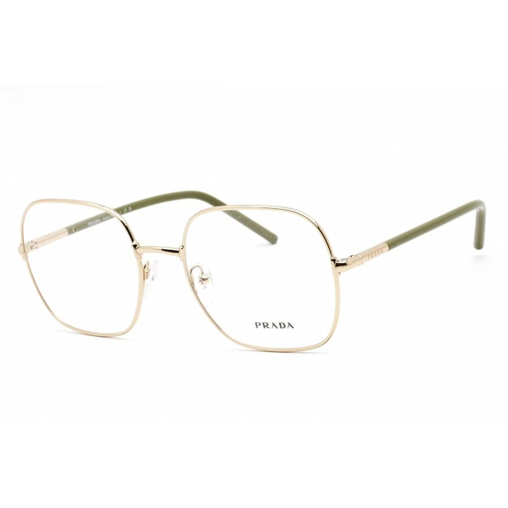 Prada Prada Women's Eyeglasses - Full Rim Square Pale Gold Metal Frame | 0PR 56WV ZVN1O1 1