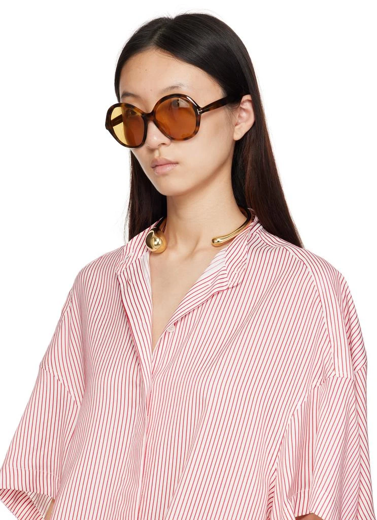 AUTHENTIC Tom Ford Annabelle Brown Tortoise Sunglasses Tom Ford sunglasses for women and men - Mia Burton - Mia Burton main image 4