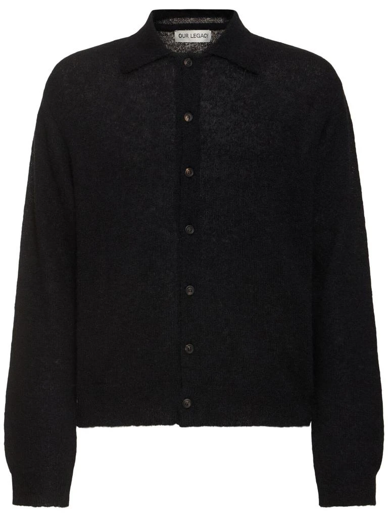 Our Legacy Evening Long-sleeve Knit Polo Cardigan 1