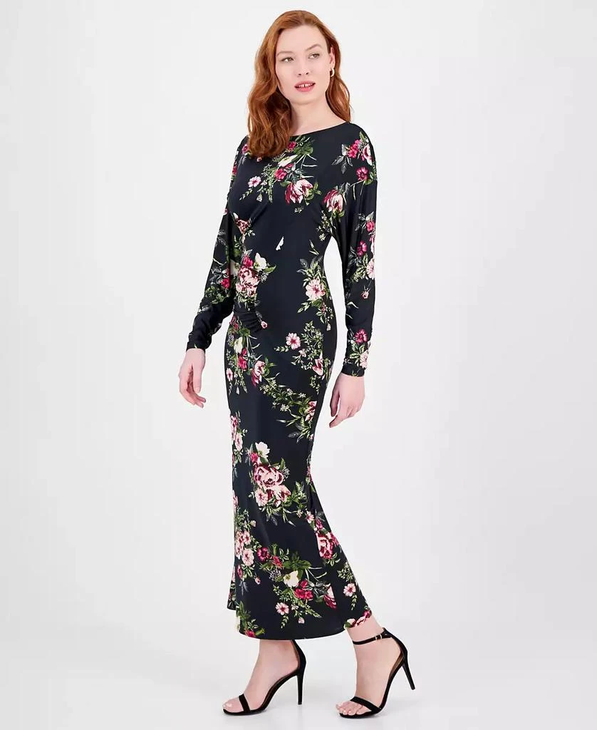 RACHEL Rachel Roy Women's Cora Printed Long-Sleeve Maxi Dress 3