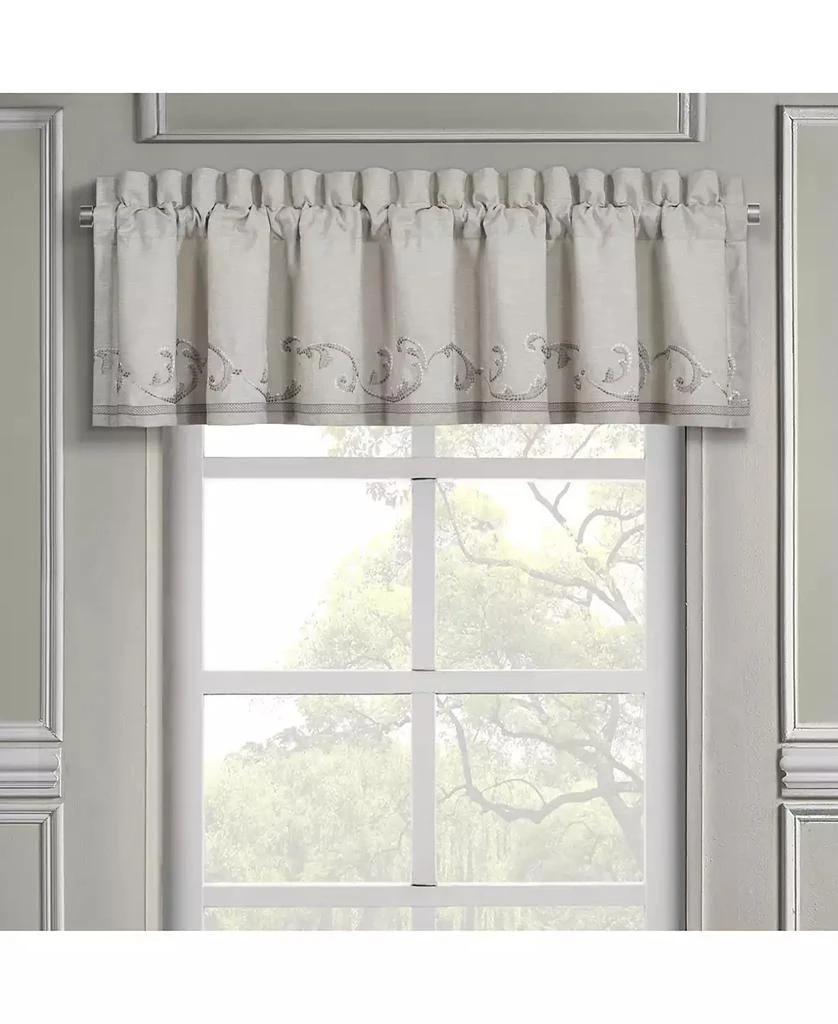 J Queen New York Angeline Straight Window Valance, 21.25" x 88" 2