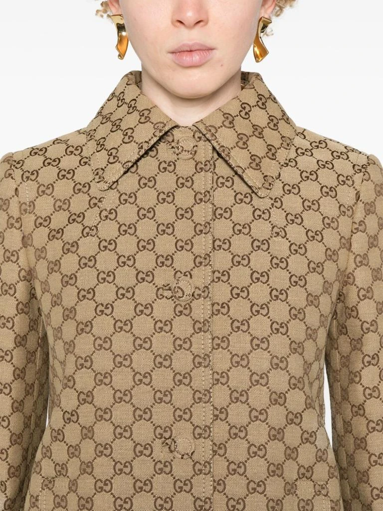 Gucci GUCCI - Gg Motif Cotton Coat 2