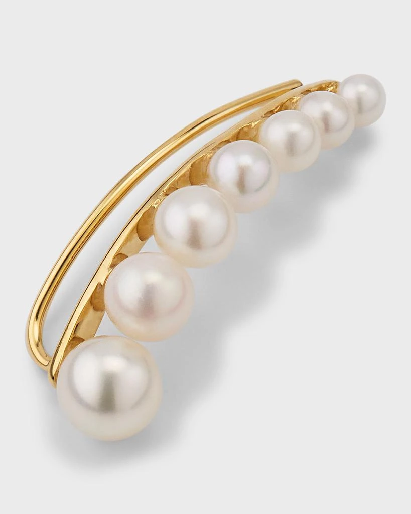 Anita Ko 18K Yellow Gold Pearl Floating Earring, Single (Left) 3