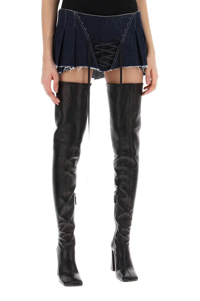 DILARA FINDIKOGLU micro pleated skirt with corset 2
