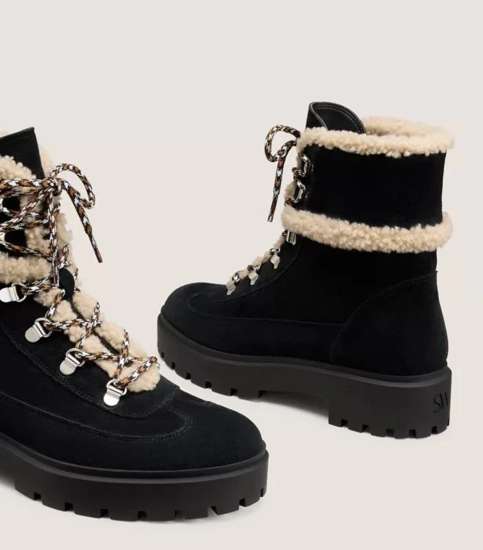 Stuart Weitzman MYLA SHEARLING BOOTIE 4