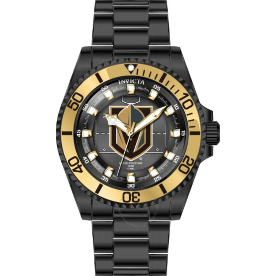 Invicta NHL Vegas Golden Knights Quartz Black Dial Ladies Watch 42209 2