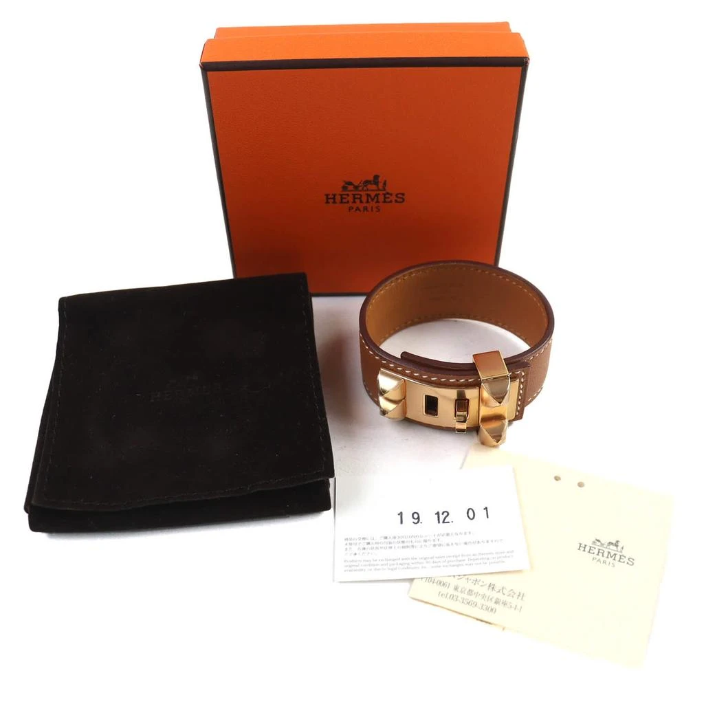 Hermes Collier De Chien Cyan pink Bangle (Pre-Owned) 2