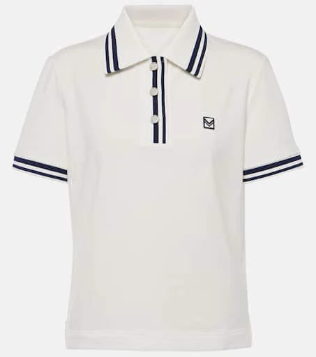 Tory Sport Cotton-blend piqué polo shirt 1