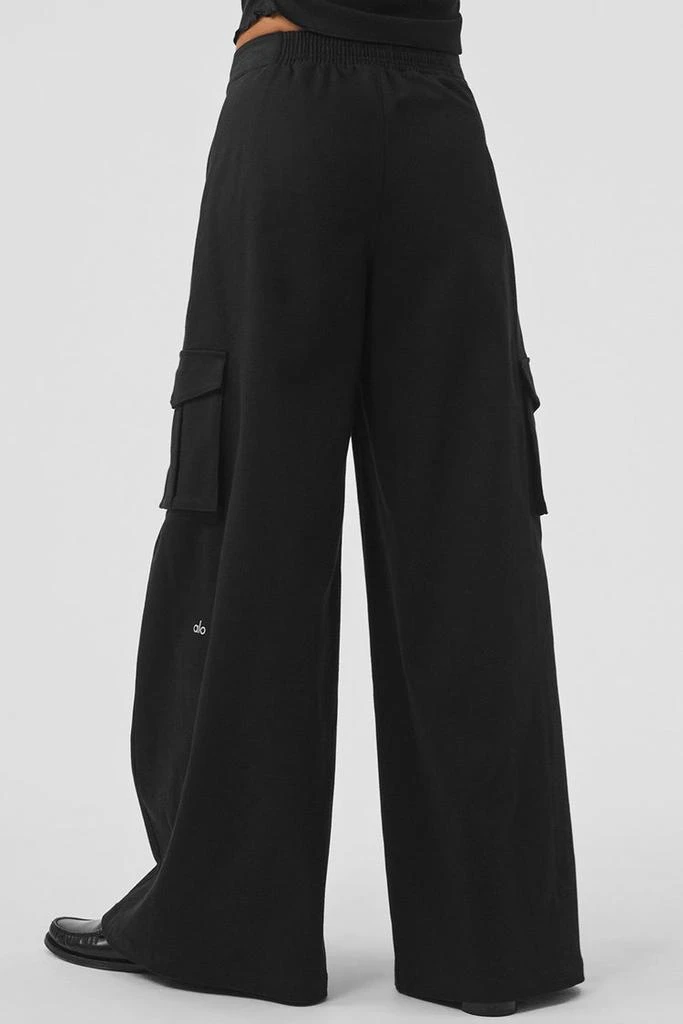 Alo Show Off Cargo Wide Leg Trouser (Regular) - Black 3