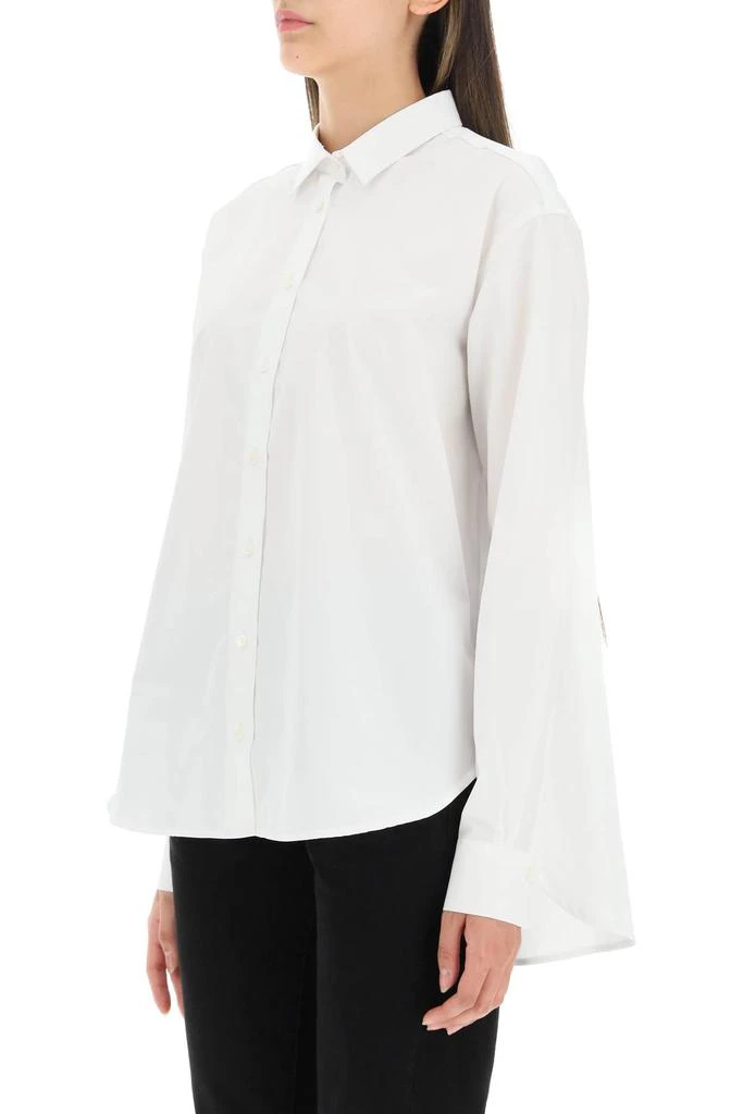 TOTEME oversized organic poplin shirt 4