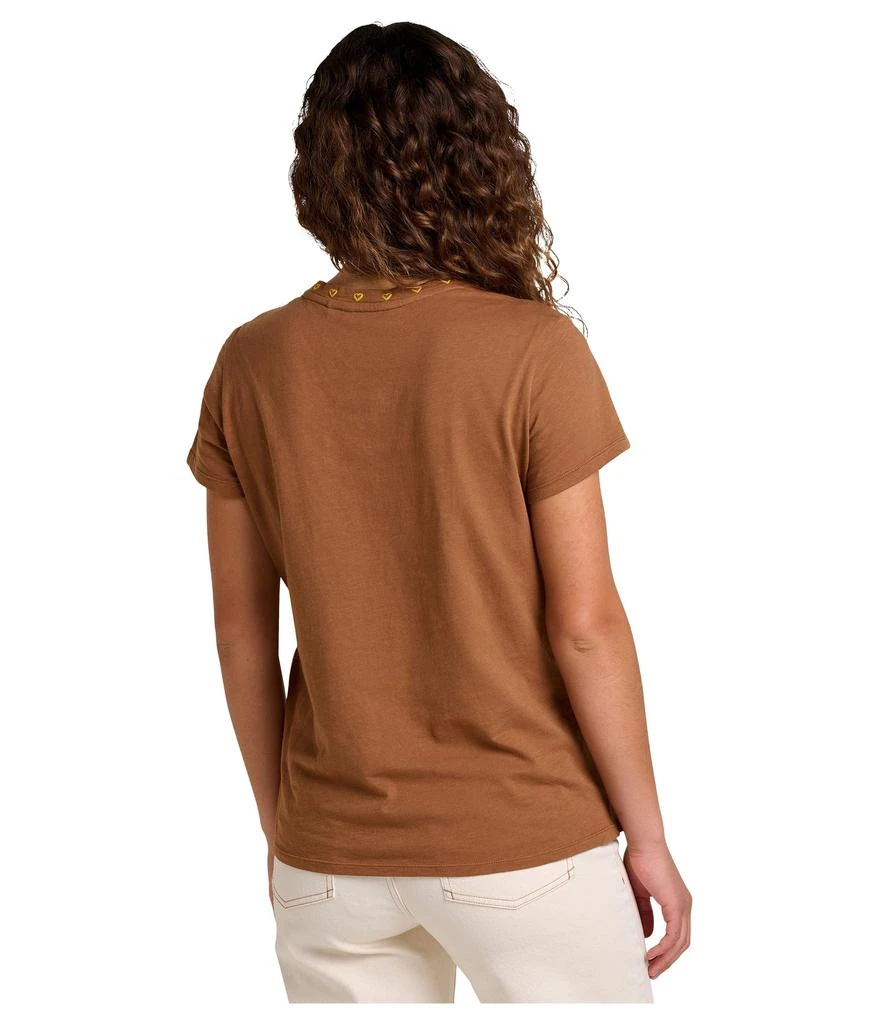 Toad & Co Primo Short Sleeve Crew Embroidered 2