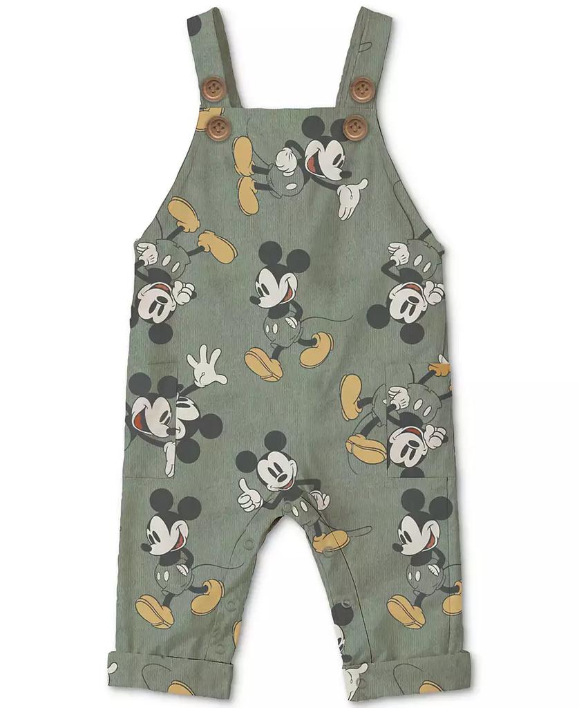 Disney Baby Boys Mickey Mouse Overalls 
Top, 2 Piece Set