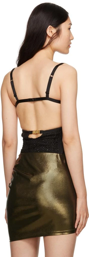 GCDS Black Sequin Bodysuit 3