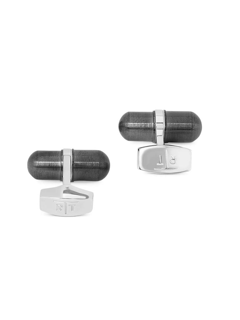 Tateossian Metallic Pill Cufflinks