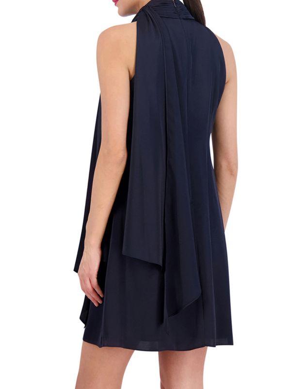 Vince Camuto Draped Ruched Cocktail Dress