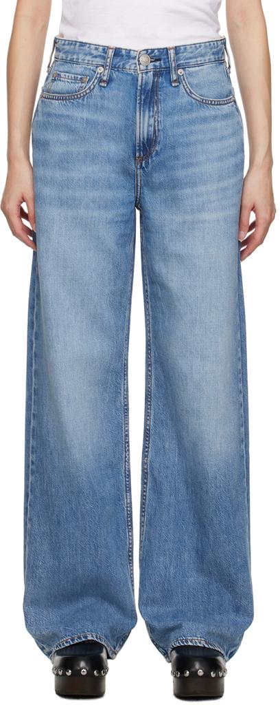Rag & Bone Blue Logan Jeans