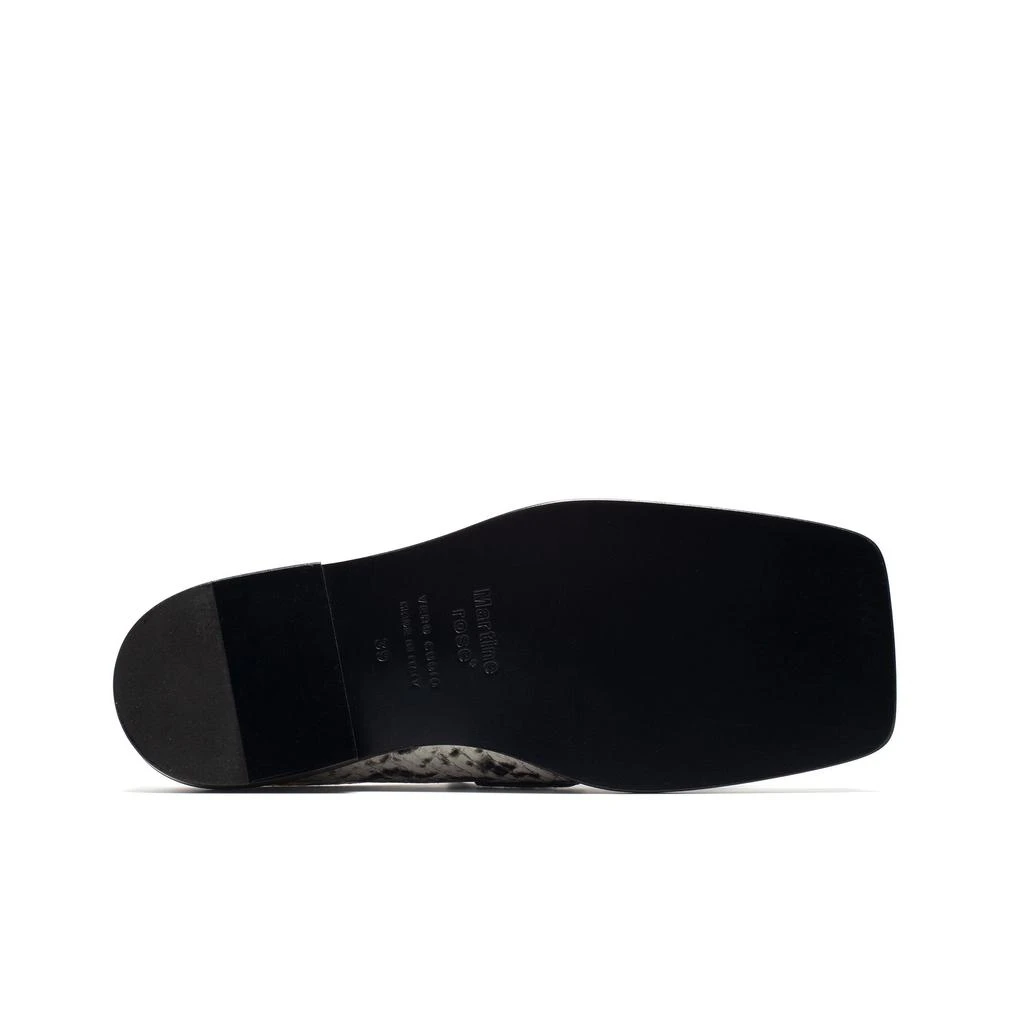 Martine Rose Square Toe Mule faux snake 5