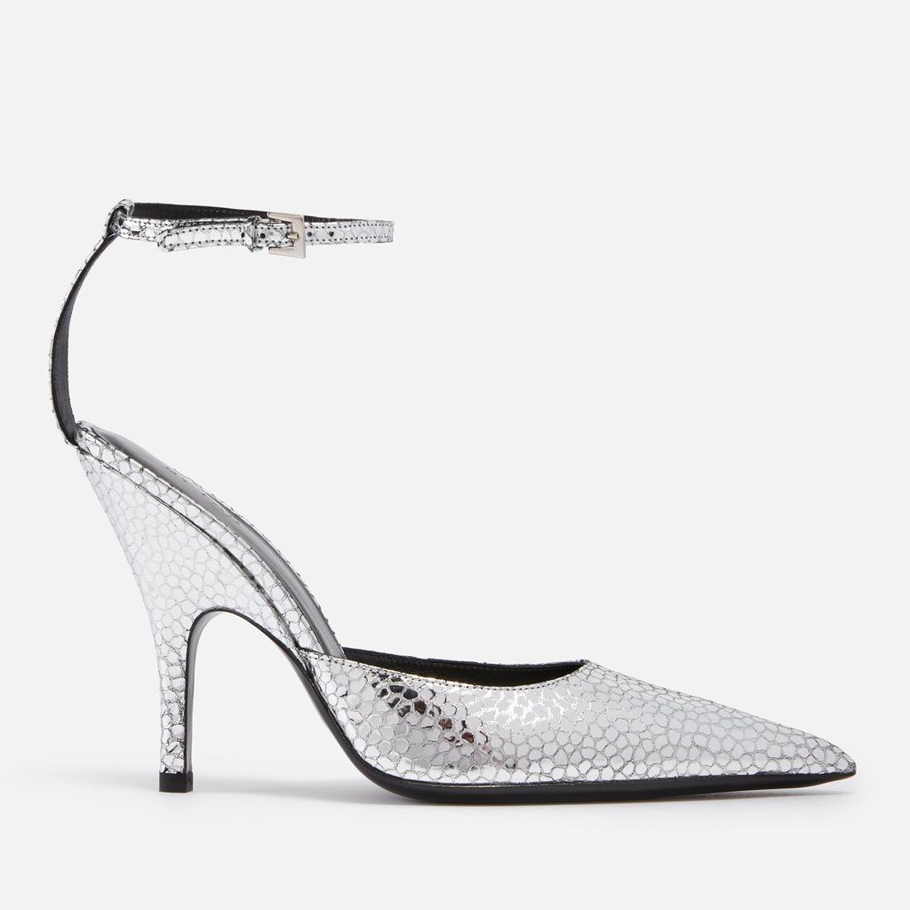 by FAR BY FAR Women's Eliza Metallic Leather Heeled Pumps