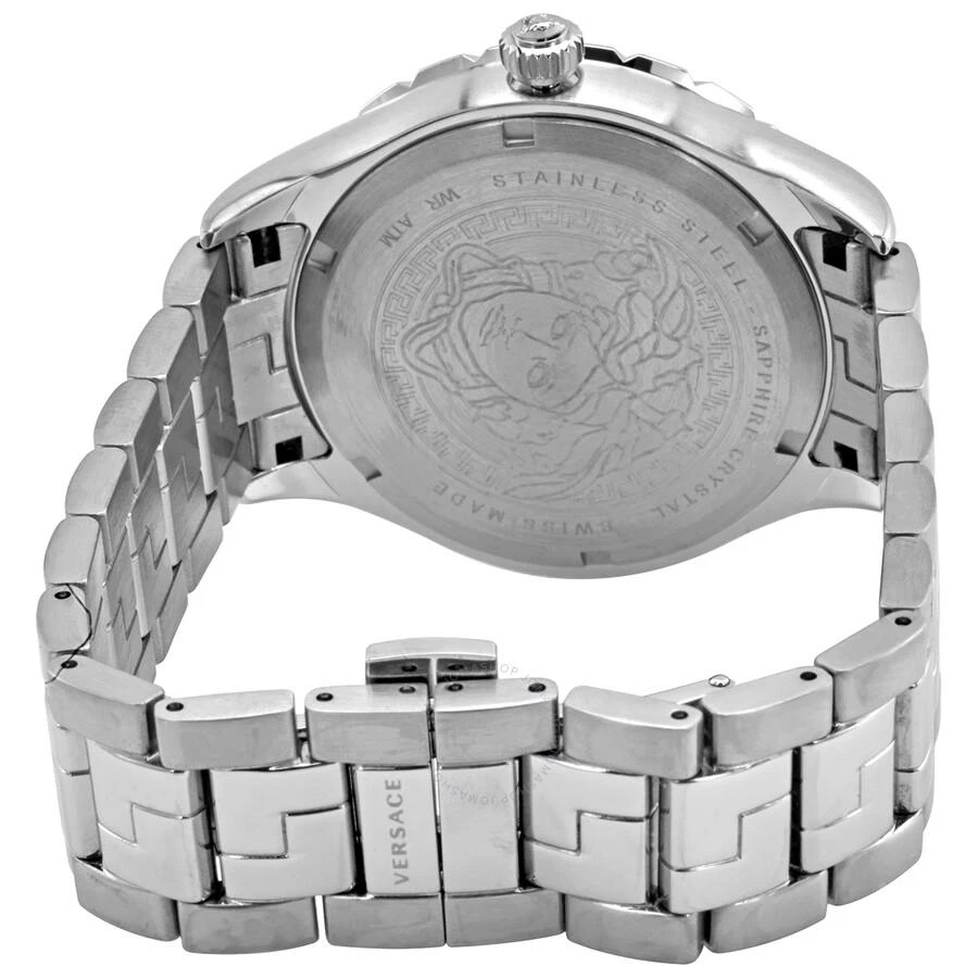 Versace Hellenyium GMT Black Dial Men's Watch V1102 0015 3